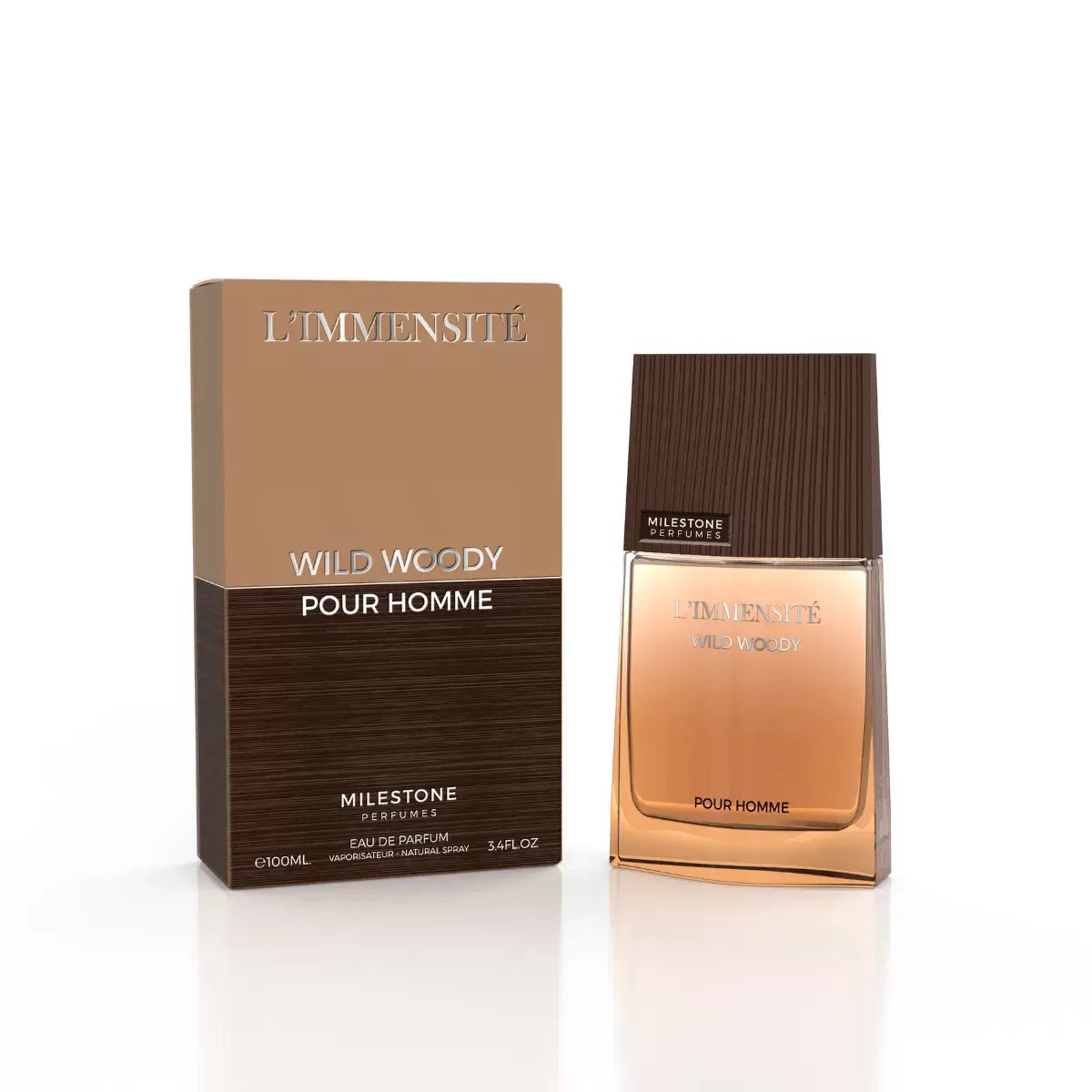 Milestone L'immensite Wild Woody Pour Homme Eau de Parfum 100 ml