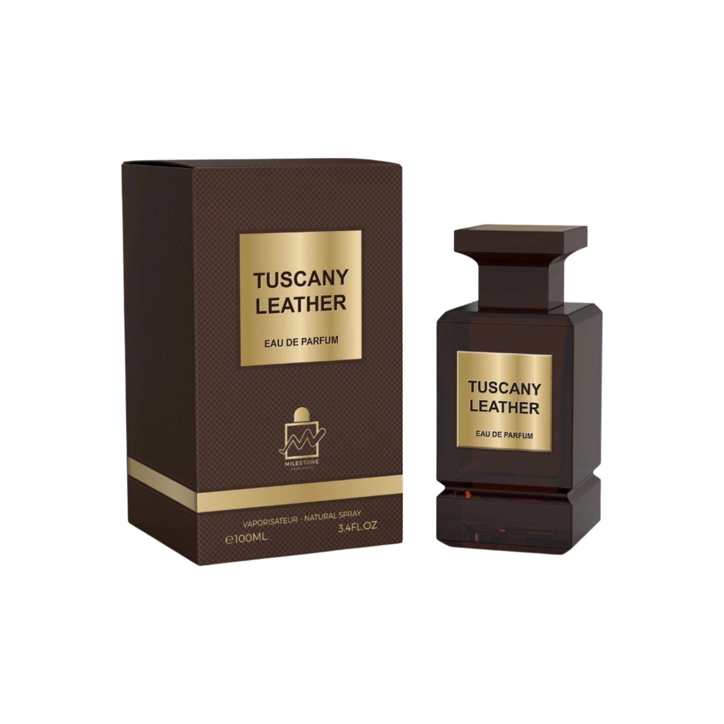 Milestone Tuscany Leather / Brown Leather Eau de Parfum 100ml
