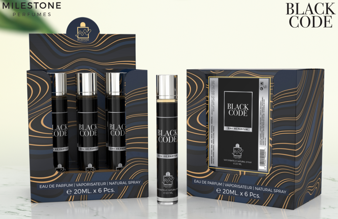 Milestone Black Code Eau de Parfum 20ml