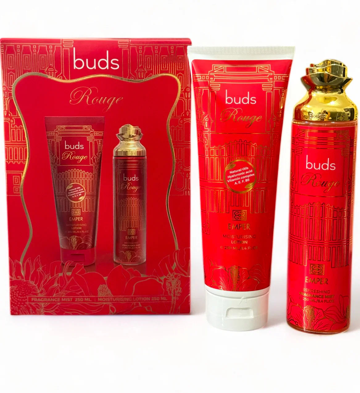 Emper 2in1 Gift Set Buds Rouge
